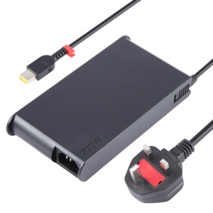 Adaptateur d'alimentation pour ordinateur portable 230 W 20 V 11,5 A pour Lenovo Big Square USB, prise : prise britannique SH1803165-20